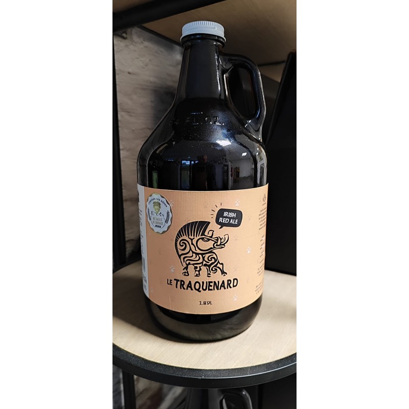 bière ambrée Growler - traquenard
