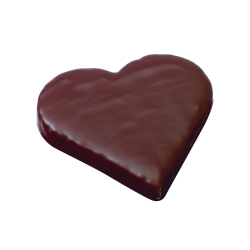Bouchée Cœur chocolat praliné