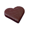 Bouchée Cœur chocolat praliné