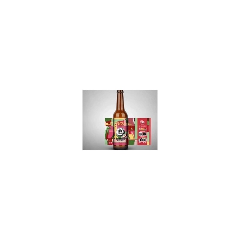 bière La grue rouge, pale ale cerise