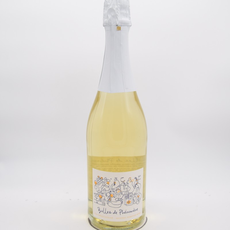 Domaine de la Grenaudiere Vins desalcoolisés Bulles de Phénomène vin blanc sans alcool