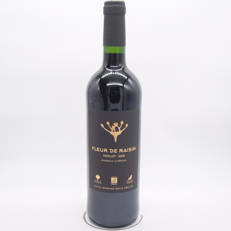 Vin rouge bio - Fleur de raisin
