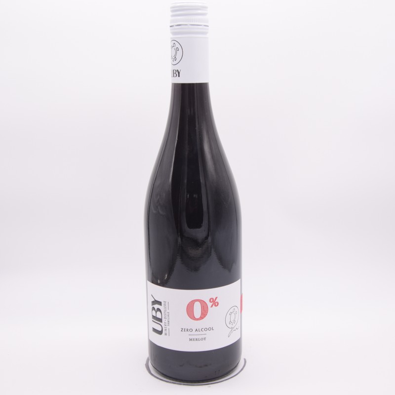 Vin sans alcool rouge:Uby merlot