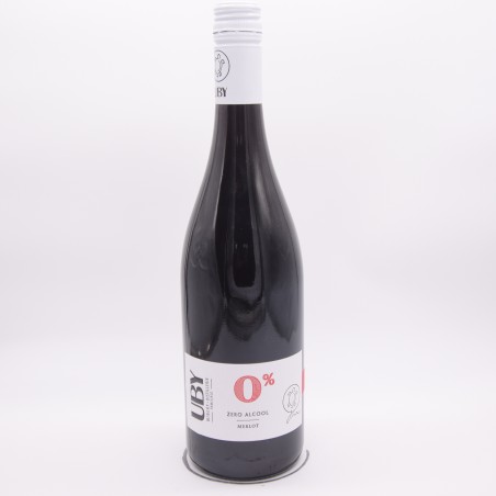 Vin sans alcool rouge:Uby merlot