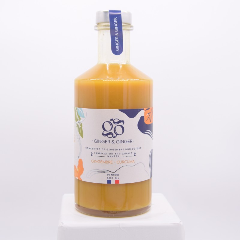 Gingembre et curcuma sans alcool