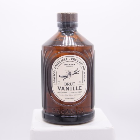 Sirops Vanille bio Bacanha