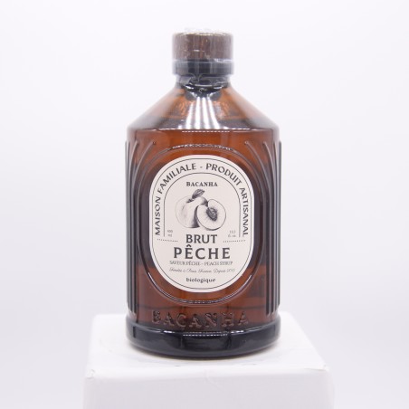 Sirop Pêche bio Bacanha