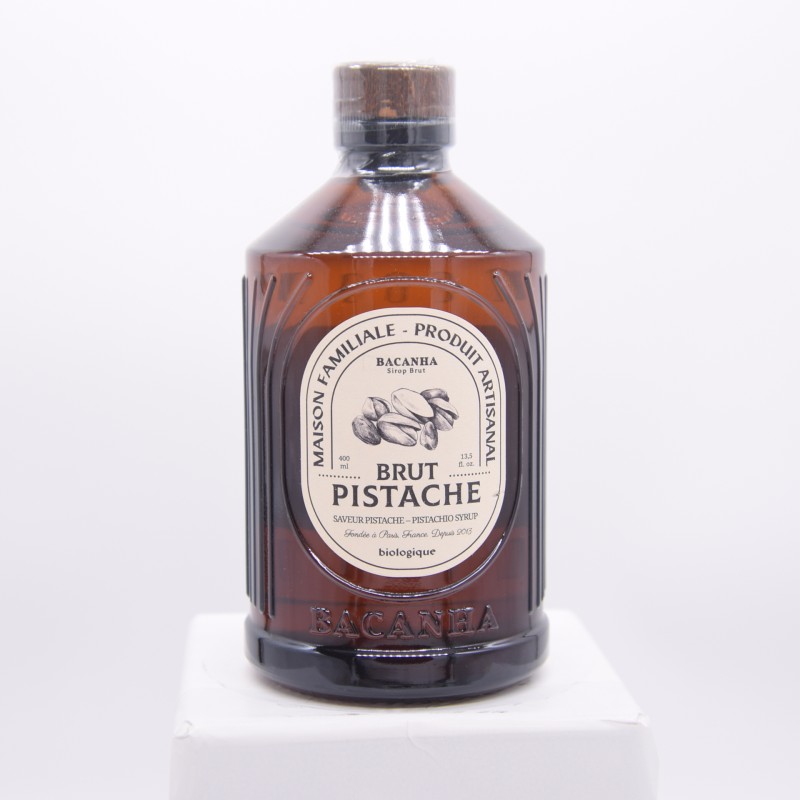 Sirop Pistache bio Bacanha