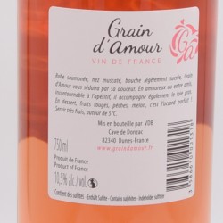 Vin rosé - Grain d’amour