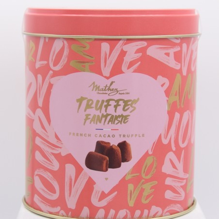 Truffes chocolat noir aux éclats de noisettes