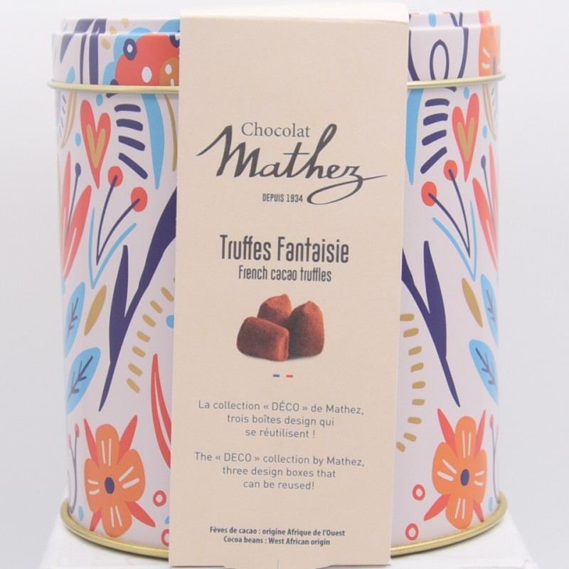 Truffes fantaisie chocolat noir crêpes dentelles bio
