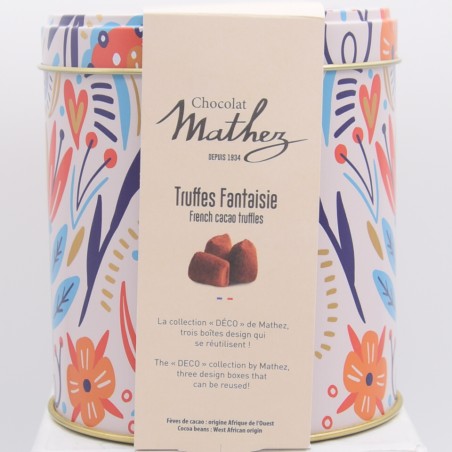 Truffes fantaisie chocolat noir crêpes dentelles bio