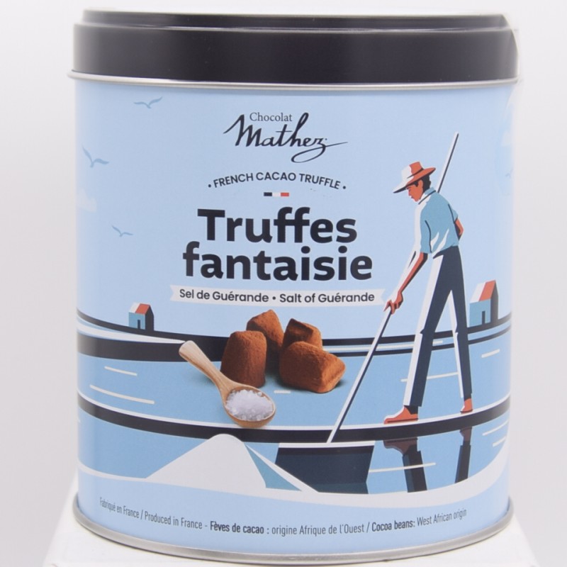 Truffes chocolat noir et sel de Guérande