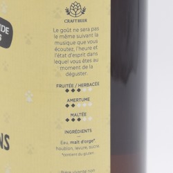 bière blonde pils 75cl -Guet apens