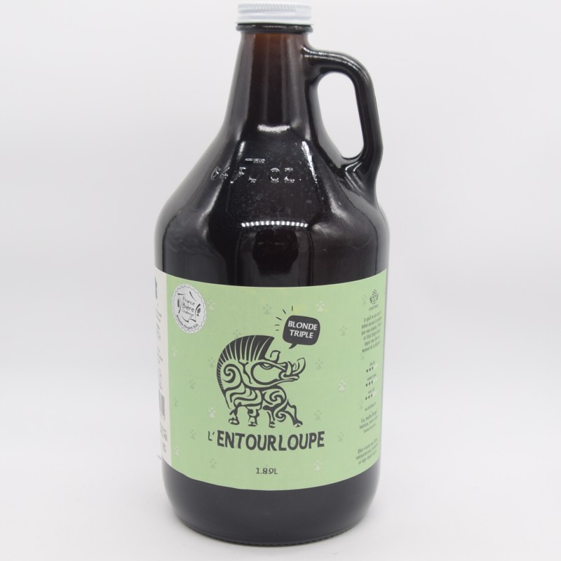 bière blonde triple Growler -Entourloupe