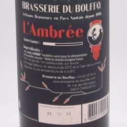 bière ambrée 75cl -Bouffay