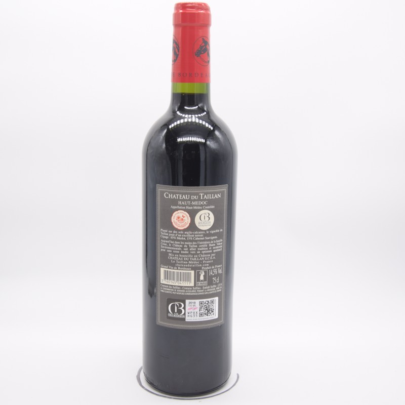Vin rouge - Château du Taillan Cru Bourgeois exceptionnel 2018
