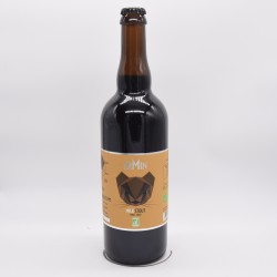 bière bio stout 75cl -Ermin