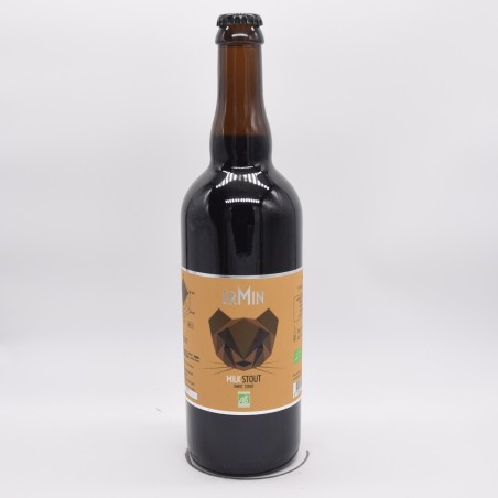 bière bio stout 75cl -Ermin
