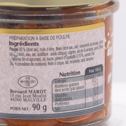 Rillettes de poissons -poulpe à l’espagnole