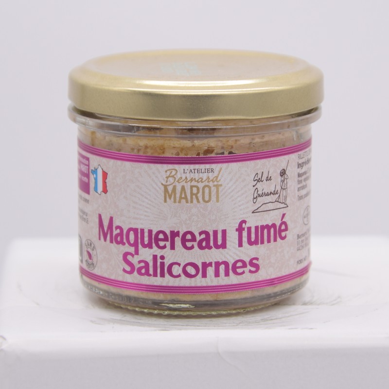 rillettes de poissons- maquereaux fumé salicornes