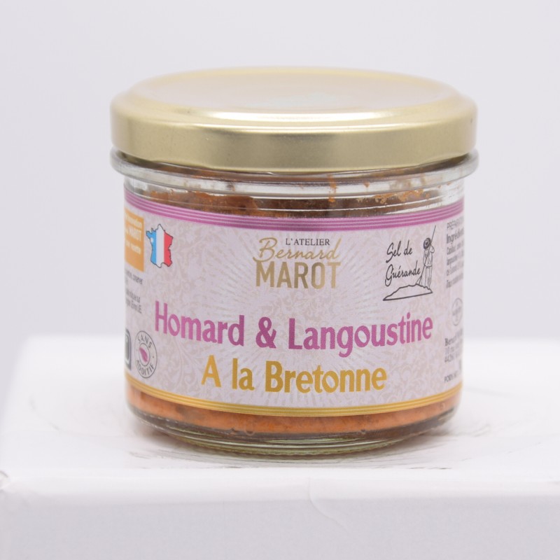 rillettes de poissons -homard et langoustines à la bretonne