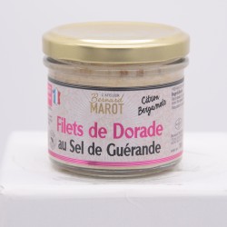 rillettes de poissons Filets de dorade sel de Guérande et citron bergamote