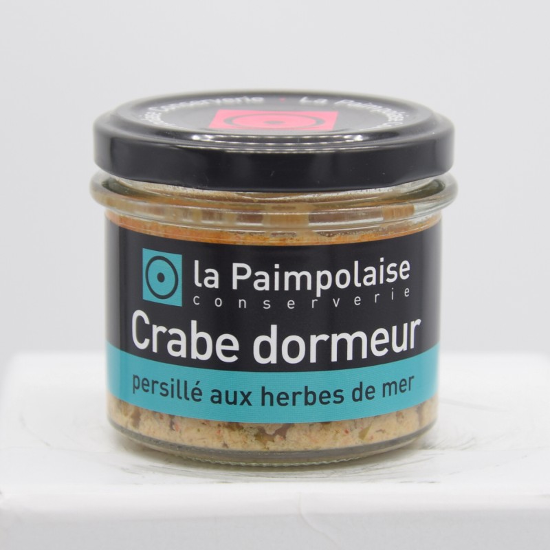 Rillette Crabe dormeur persillé aux herbes de mer