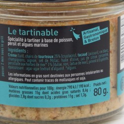 Rillette Crabe dormeur persillé aux herbes de mer