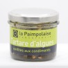 Tartare d’algues confites aux condiments