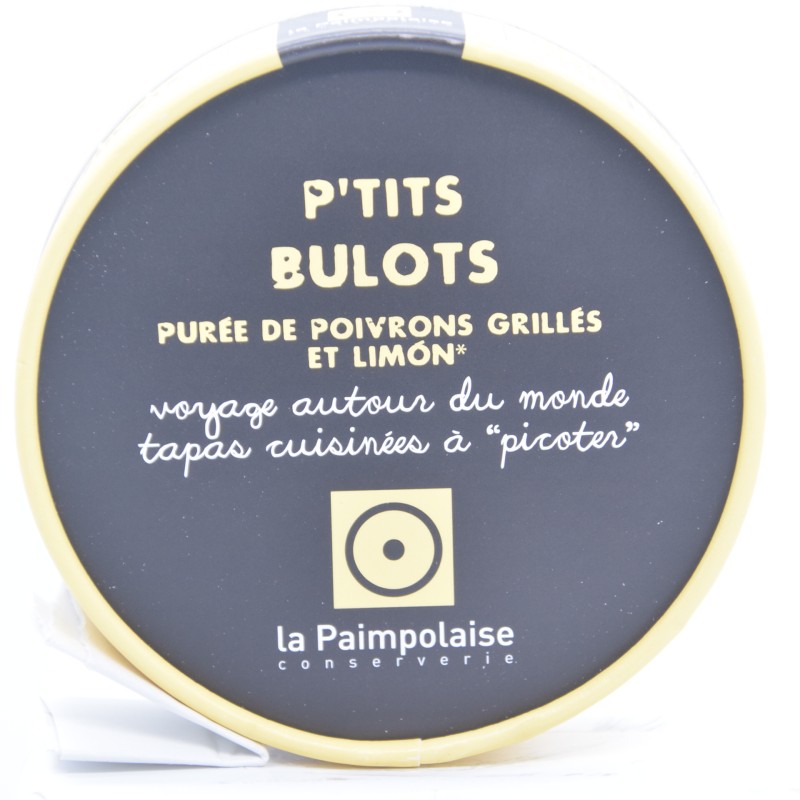 Tapas Ptits bulots purée de poivrons grillés et Limon