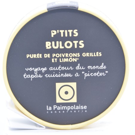 Tapas Ptits bulots purée de poivrons grillés et Limon