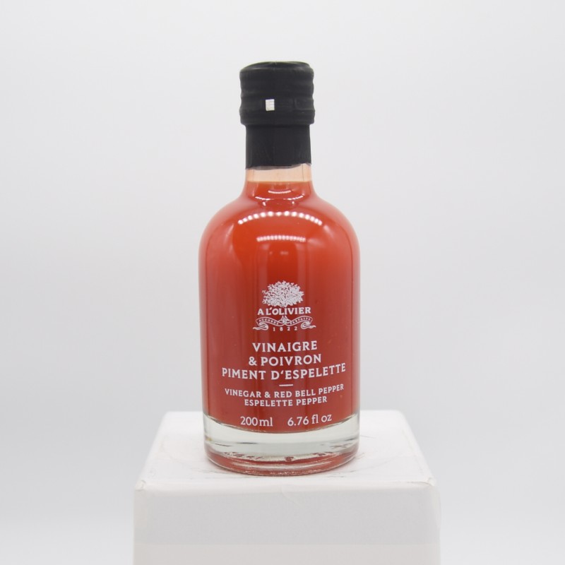 Vinaigre et poivron - piment d'Espelette 20cl