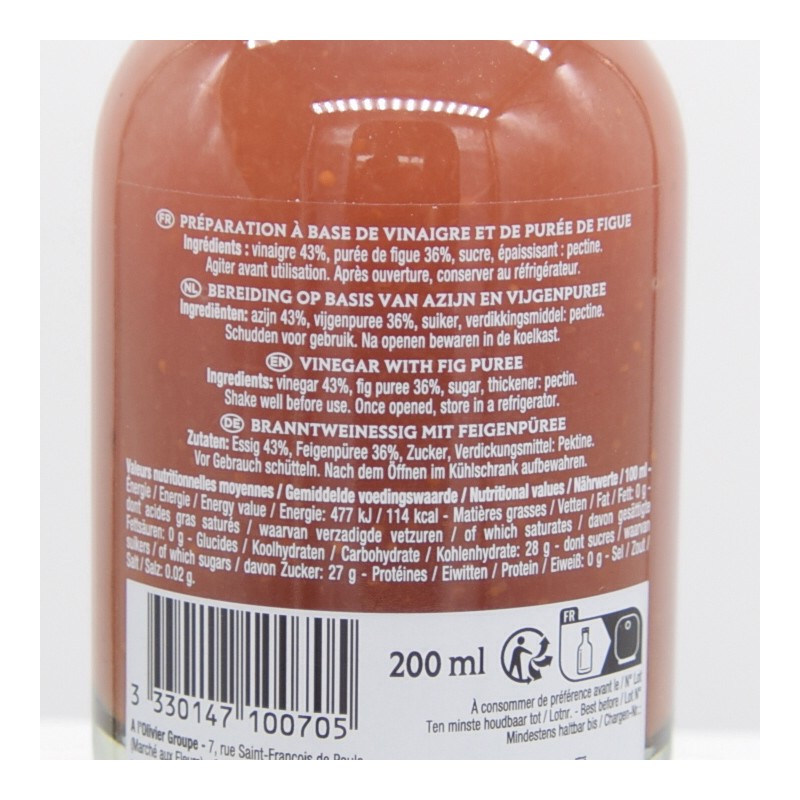 Vinaigre et figue 20cl