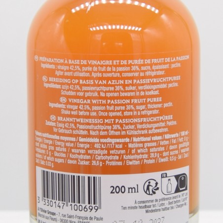 Vinaigre Fruit de la passion 20cl