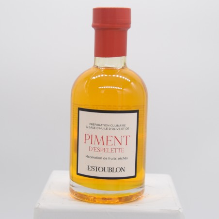 Huile d’olive au piment d’Espelette - Château d'Estoublon