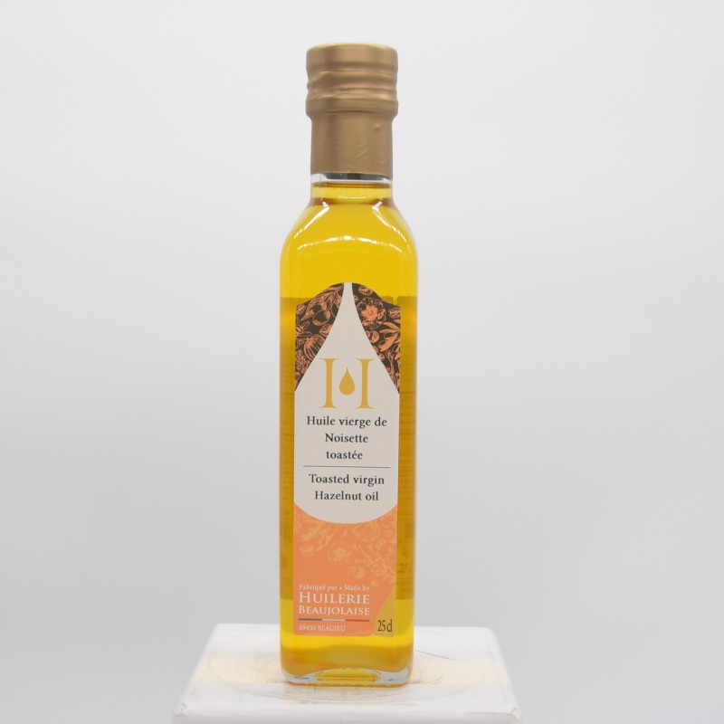 Huile de noisette vierge toastée 25cl