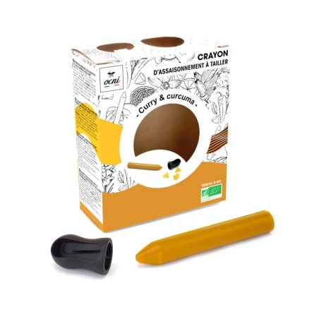 Crayon assaisonnement OCNI Curry et curcuma bio