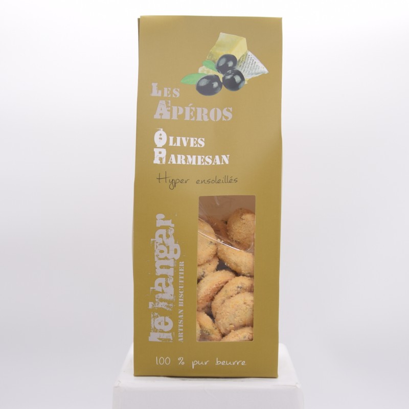 biscuits - Olives et parmesan « Hyper ensoleillés »