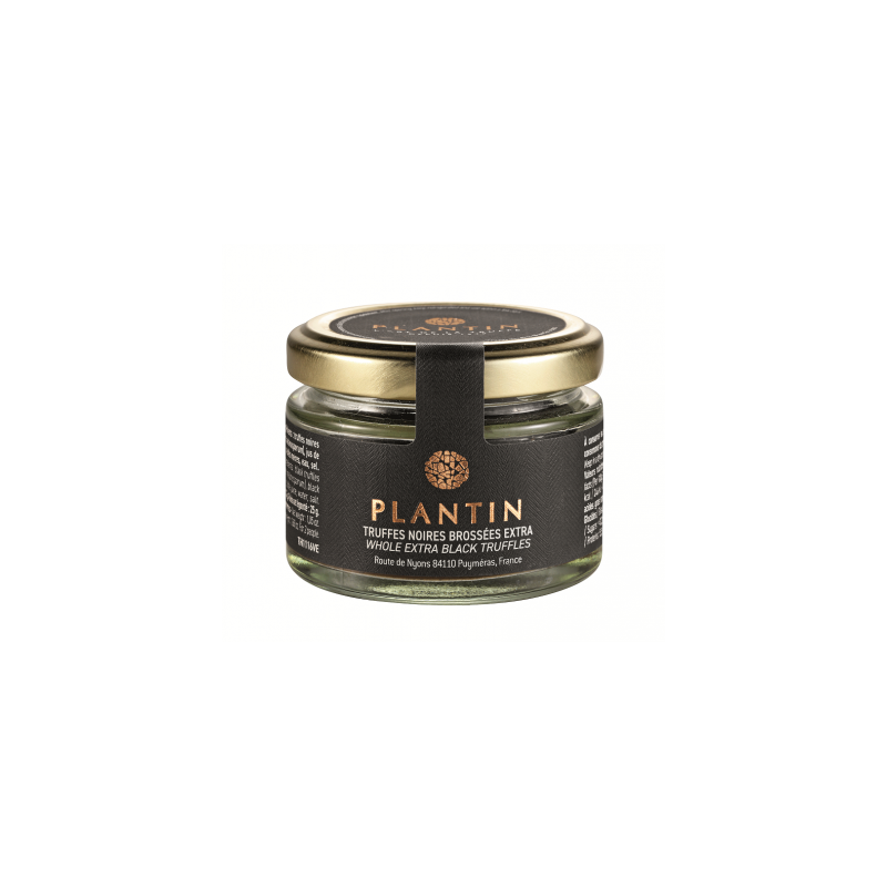 Truffes noires brossées extra 1 ère ébullition 27.5gr