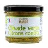 Tartinade d'olives vertes et citrons confits