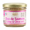Rillettes de poisson - Duo de saumon crème et citron vert