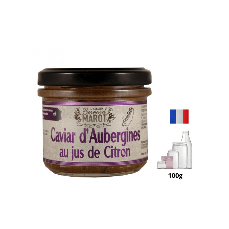 Caviar d’aubergines au jus de citron