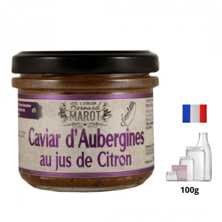 Caviar d’aubergines au jus de citron