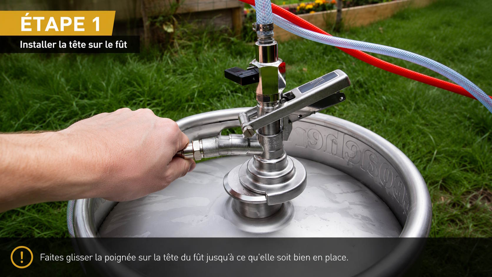 Tutoriel : installer un fût sur une tireuse à bière en quelques minutes